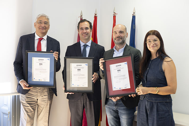 Ir a la página de Renovamos la Certificación AENOR en Calidad, Medio Ambiente y Seguridad Laboral